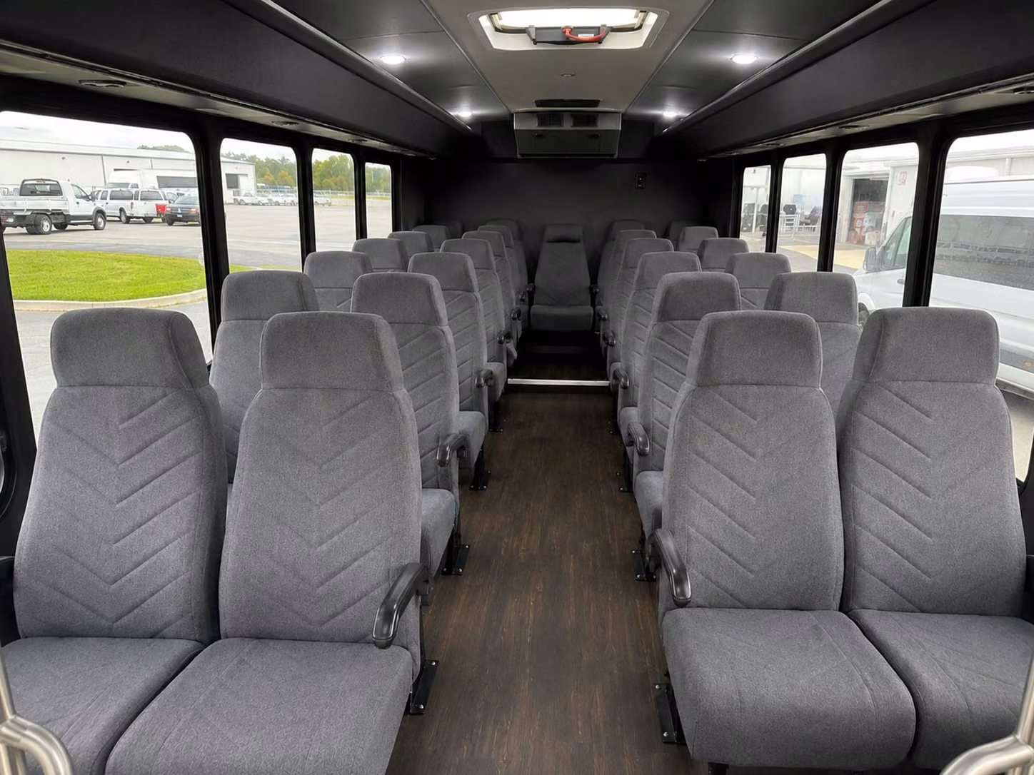 15 passenger minibus inside