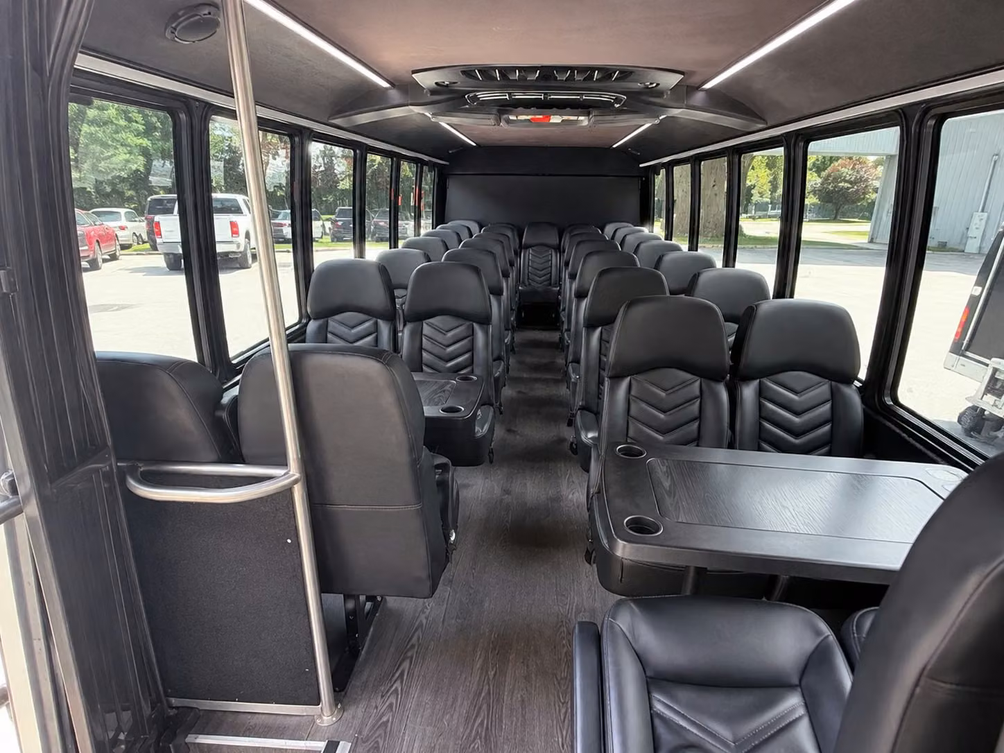 15 passenger minibus interior
