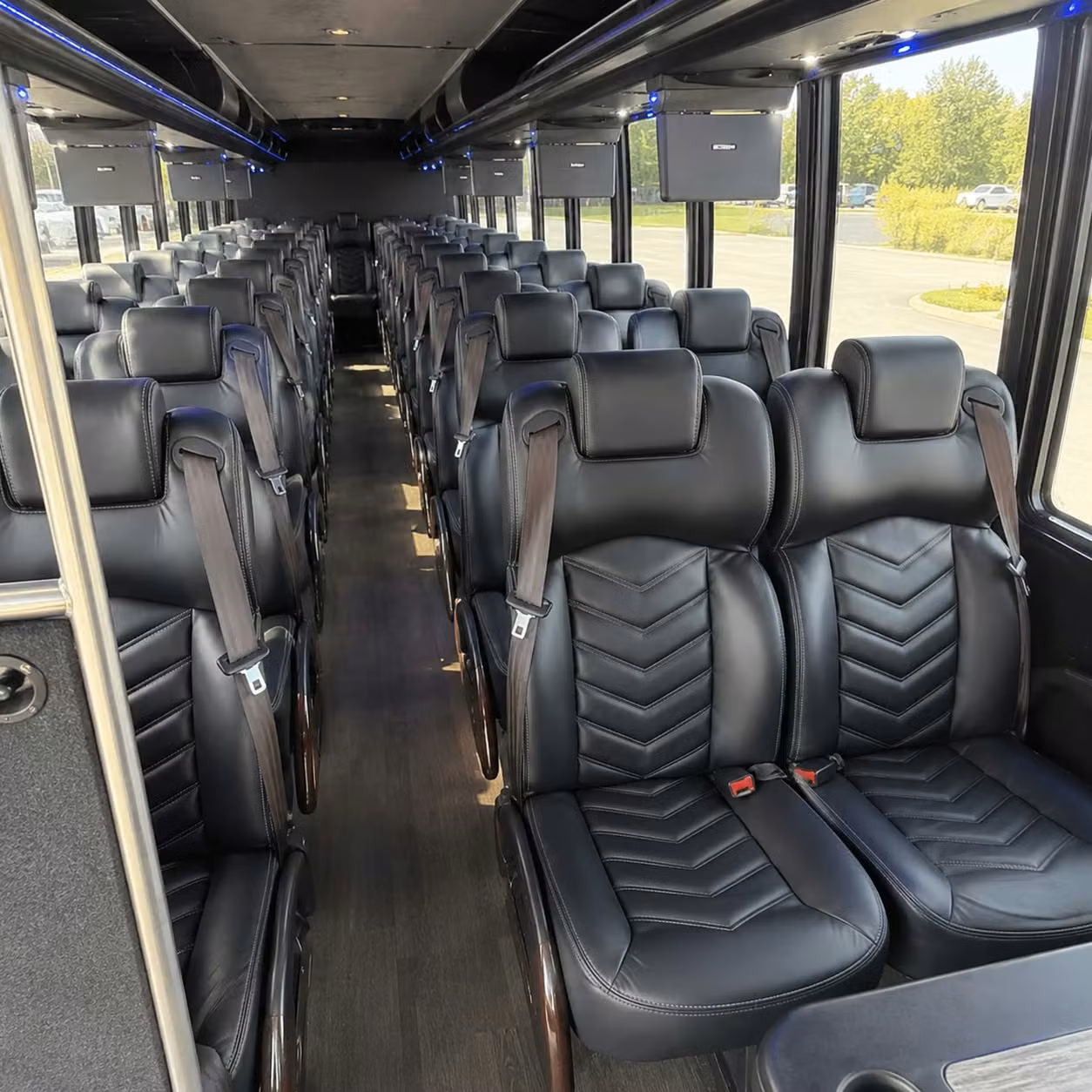 25 passenger minibus interior