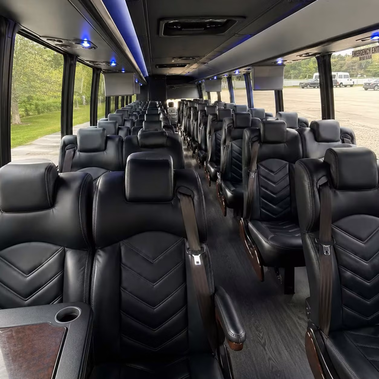 28 passenger minibus inside