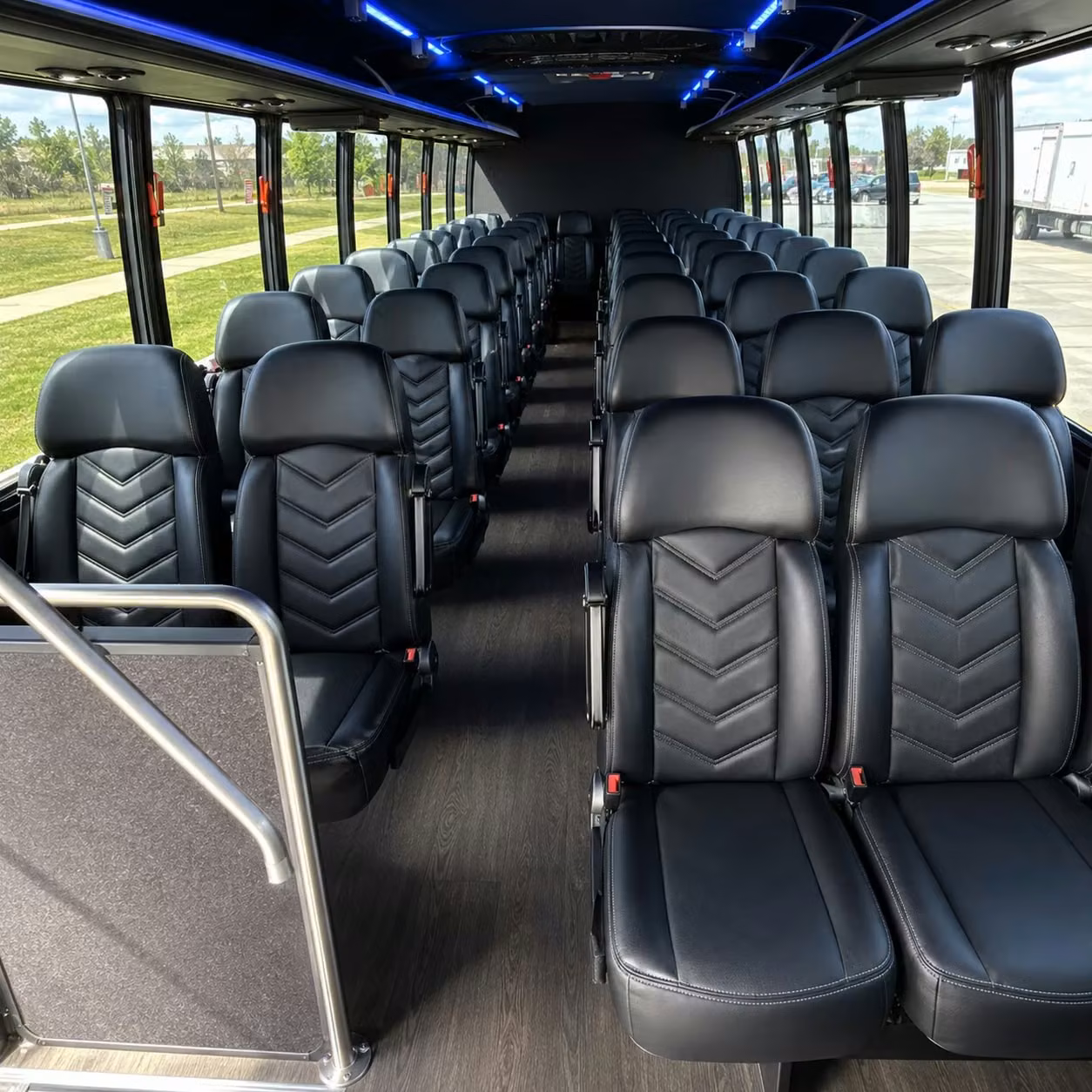 30 passenger minibus inside