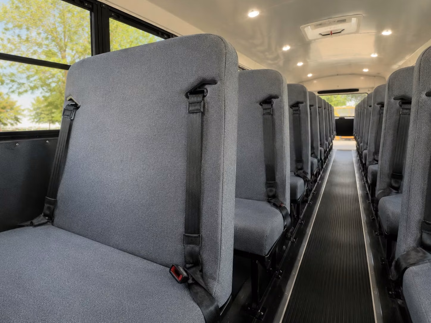 school bus interior