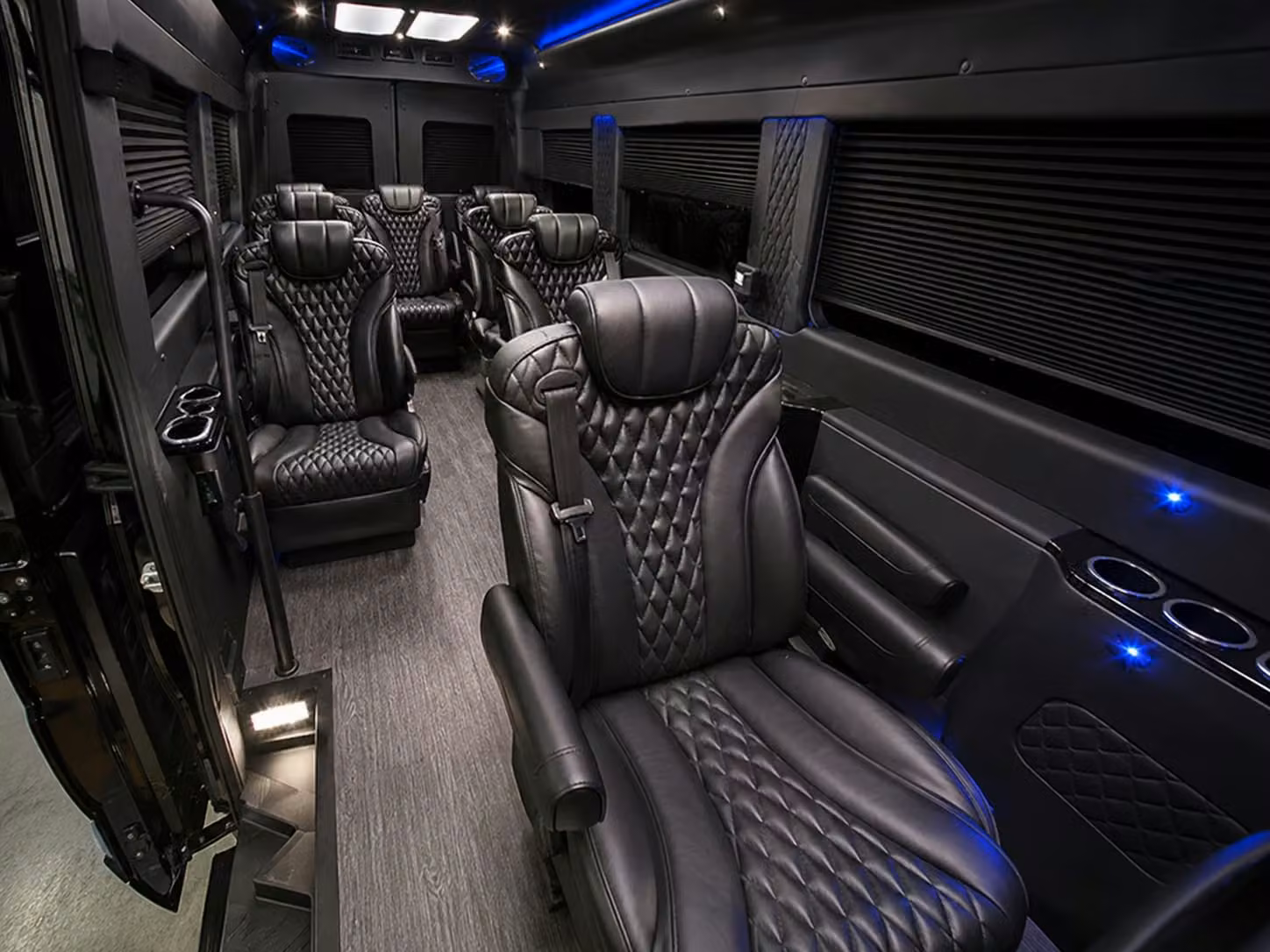 sprinter van with driver interior